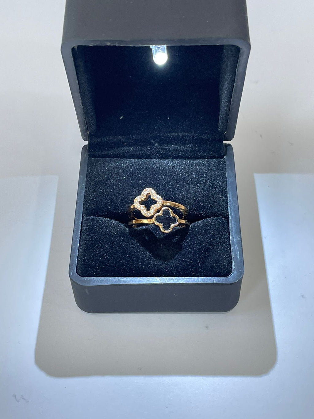 Luxury Black & Gold Ring