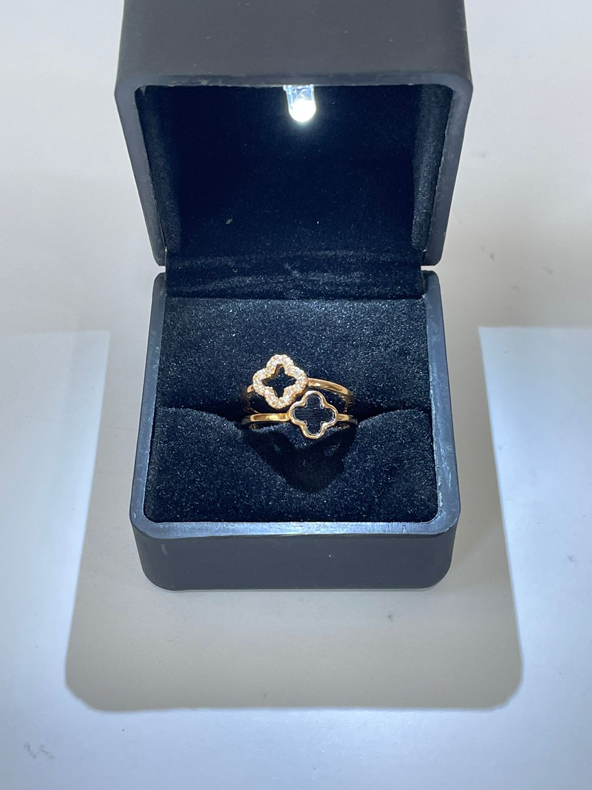 Luxury Black & Gold Ring
