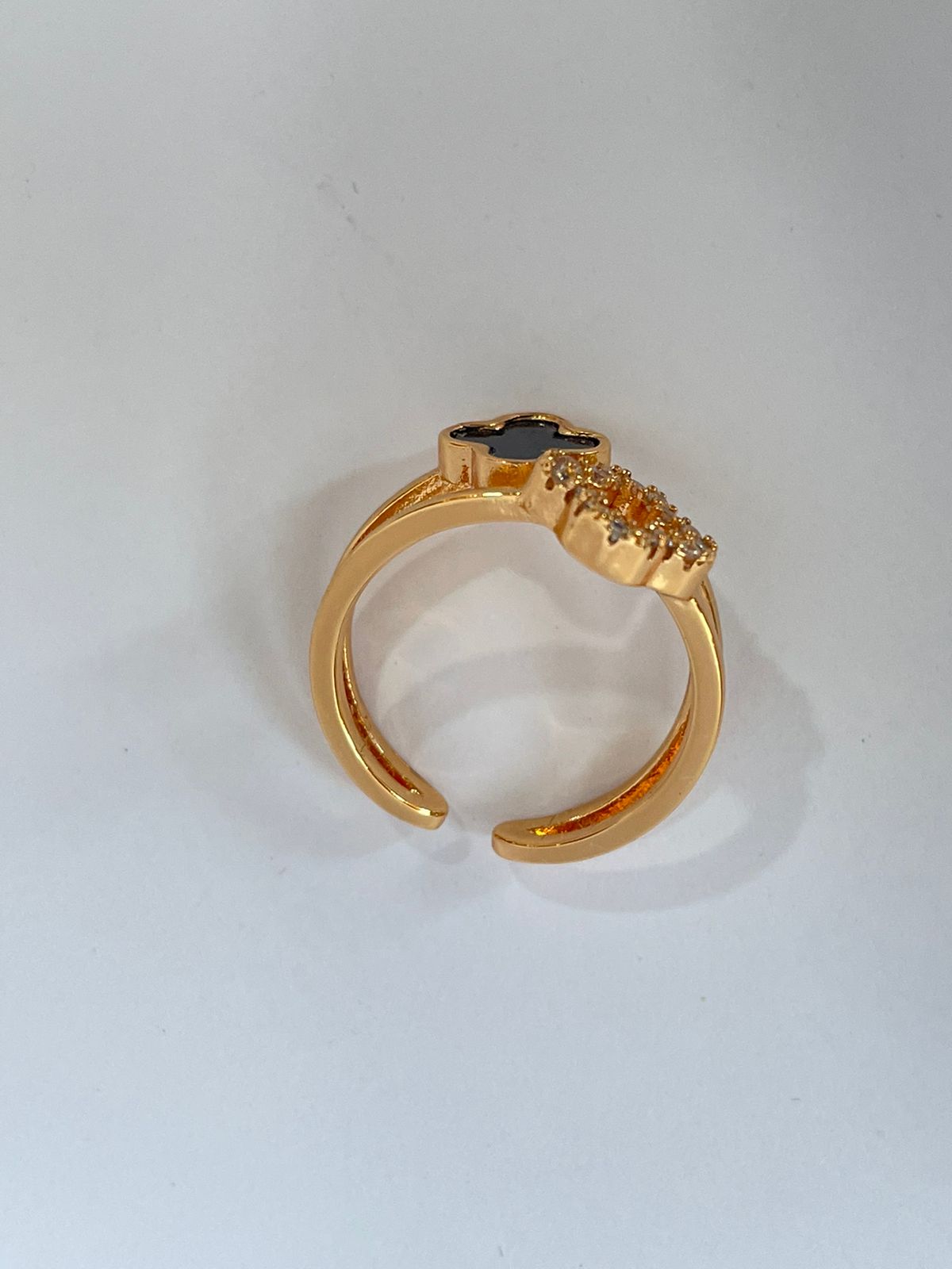 Luxury Black & Gold Ring